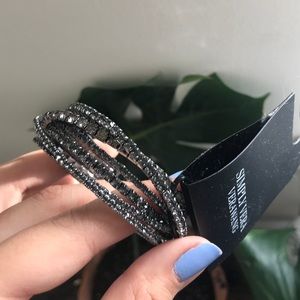 Vera Wang onyx gem bangle